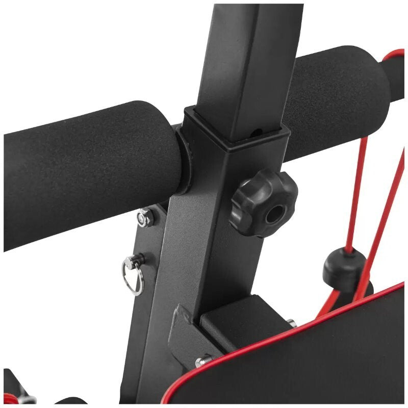 Powertrain Adjustable FID Home Gym Bench with Preacher Curl Pad Max Load 150kg