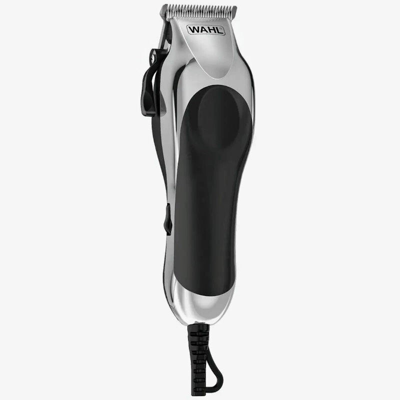 WAHL 25 Pieces Deluxe Chrome Haircutting Home Kit Complete Hair & Trimming Kit