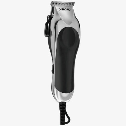 WAHL 25 Pieces Deluxe Chrome Haircutting Home Kit Complete Hair & Trimming Kit