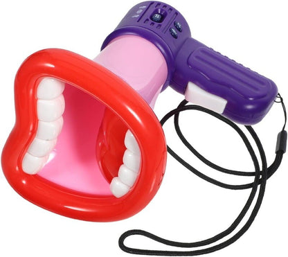 STOBOK Big Mouth Funny Voice Changer Microphone Megaphone Recorder Toy for Kids