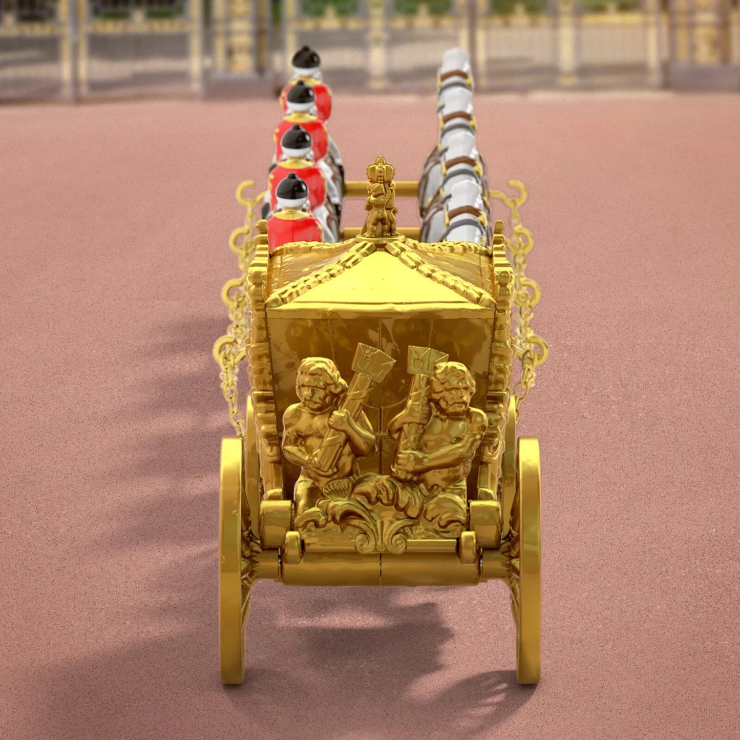 Matchbox Collectors 1762 Gold State Coach 2023 King Charles III Coronation HWJ96