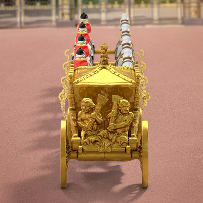 Matchbox Collectors 1762 Gold State Coach 2023 King Charles III Coronation HWJ96