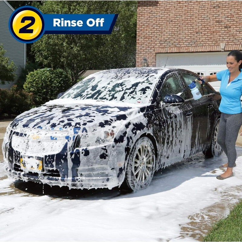 Carwash Cannon Car Wash Soap Foam Blaster Water Spray Gun With 5 Spray Settings