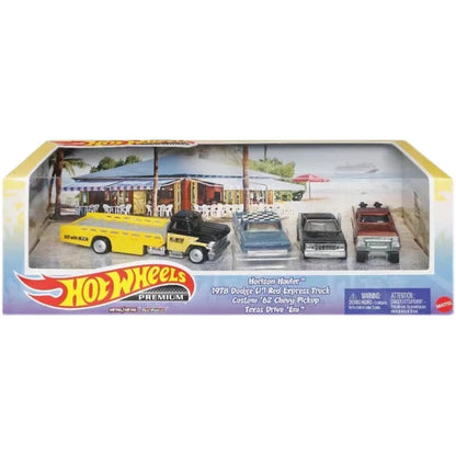Hot Wheels Premium Collector Set Texas Drive'Em Chevy Pickup Trucks HCP99 1:64
