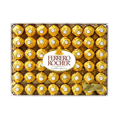 Ferrero Rocher Hazelnut Fine Milk Wafer Premium Chocolate 600g 48 Piece Box Gift