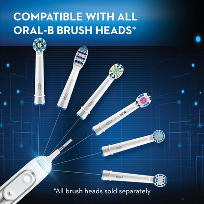 Oral-B Pro 5000 Duo Electric Toothbrush 2 x Handles 3x Brush Head 360 Gum Sensor