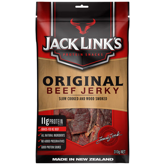 Jack Link's Original Beef Jerky Slow Cook Protein Snack Natural Ingredient 310g
