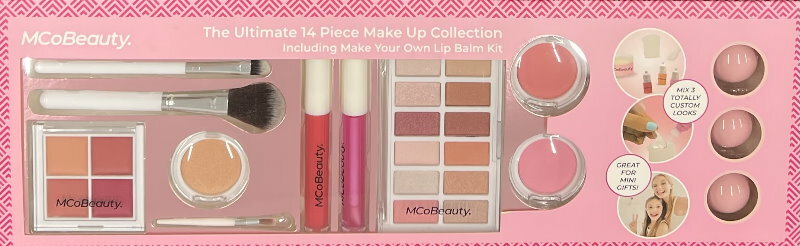 MCoBeauty The Ultimate 14 Piece Beauty Make Up Collection - Make Your Own Lip