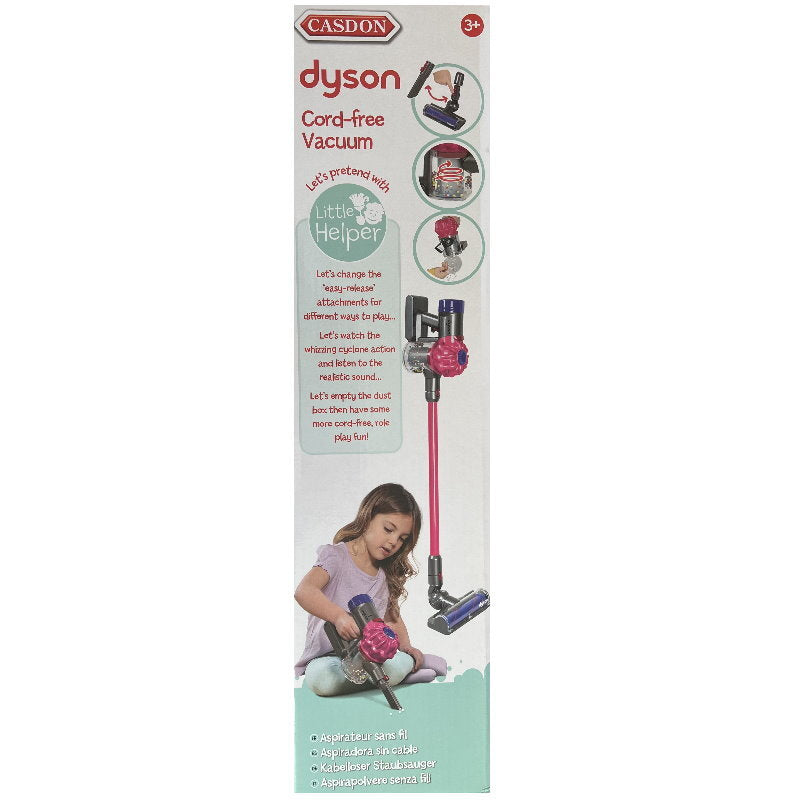 Casdon Dyson Cord-Free Vacuum Cleaner Interactive Toy for Children Ages 3+