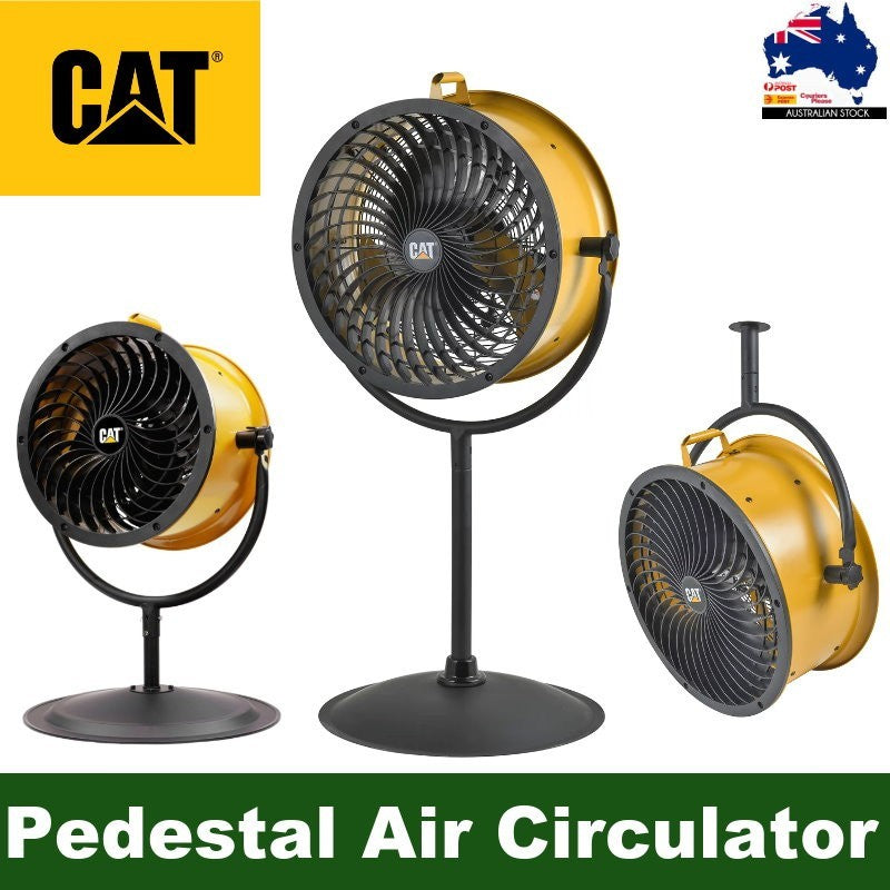 CAT Caterpillar 18" High Velocity Industrial Drum Pedestal Air Circulator Fan