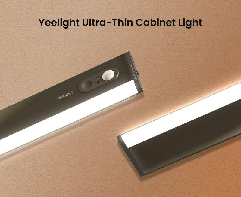 Yeelight 2-Pack Ultra Thin Induction Cabinet Rechargeable Motion Sensor Lights