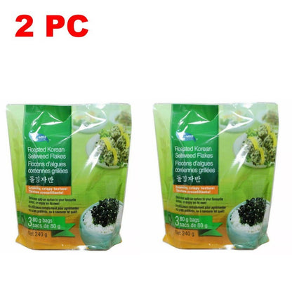 C-Weed Roasted & Seasoned Korean Seaweed Flakes Crispy Snack 80g/160g/240g