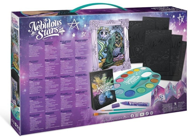 NEBULOUS STARS Pitch Black Art Set Glow in the Dark w/ Eclipsia's Full Story