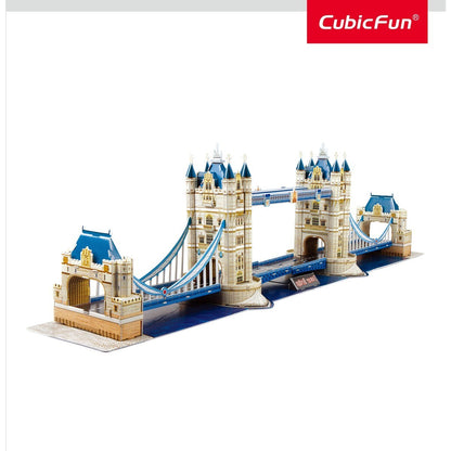 National Geographic London Tower Bridge 3D Puzzle Architectural Model With Book