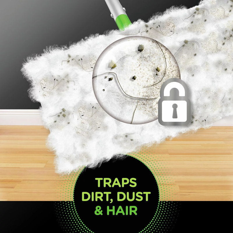 Swiffer Sweeper Heavy Duty Dry Floor Cleaner Cloths Unscented 3D Fibers