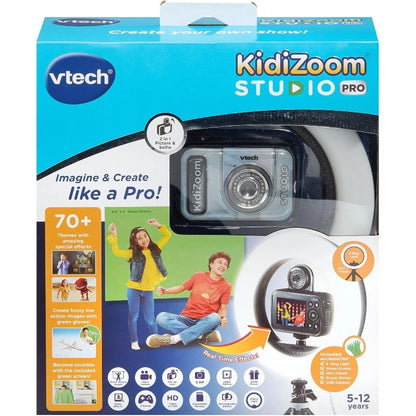 Vtech Kidizoom Video Studio PRO Kids HD Camera Deluxe Bundle with Green Screen