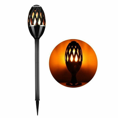 ProGlo IP65 Indoor/Outdoor LED Flame Effect Torch w/ Spike, Stand & USB Charging