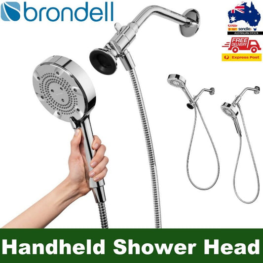 Brondell Nebia Merritt 5-Setting Magnetic Shower Head with Handheld Spray Combo