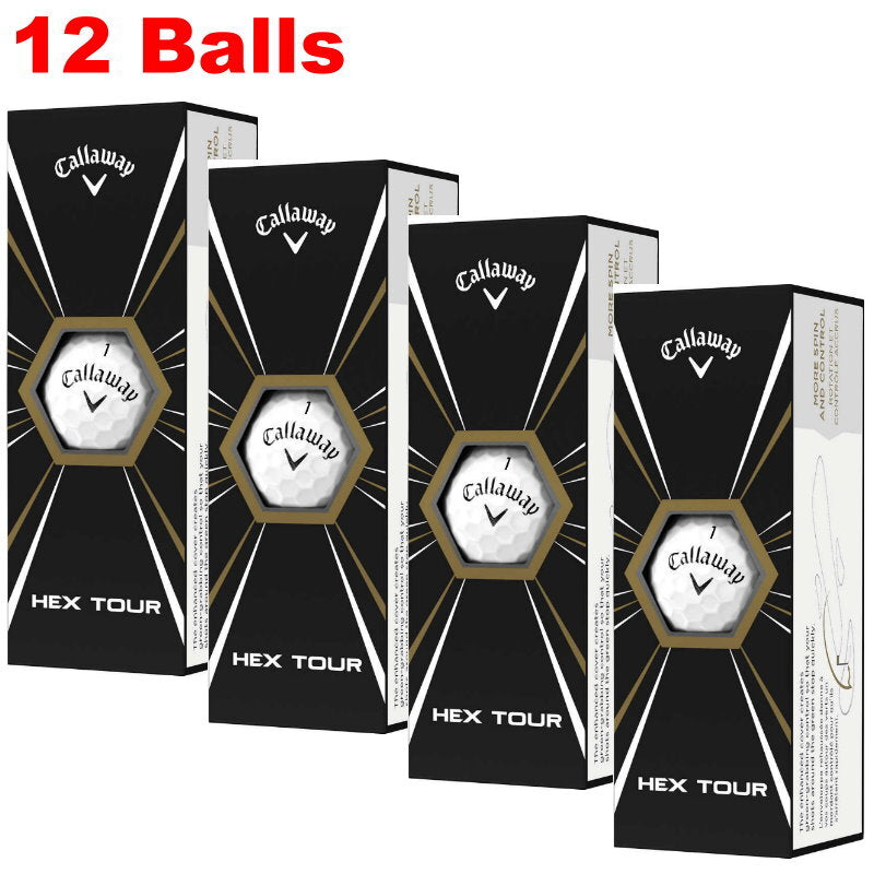 Callaway Hex Tour Soft Golf Balls - Longer off the tee, More Spin