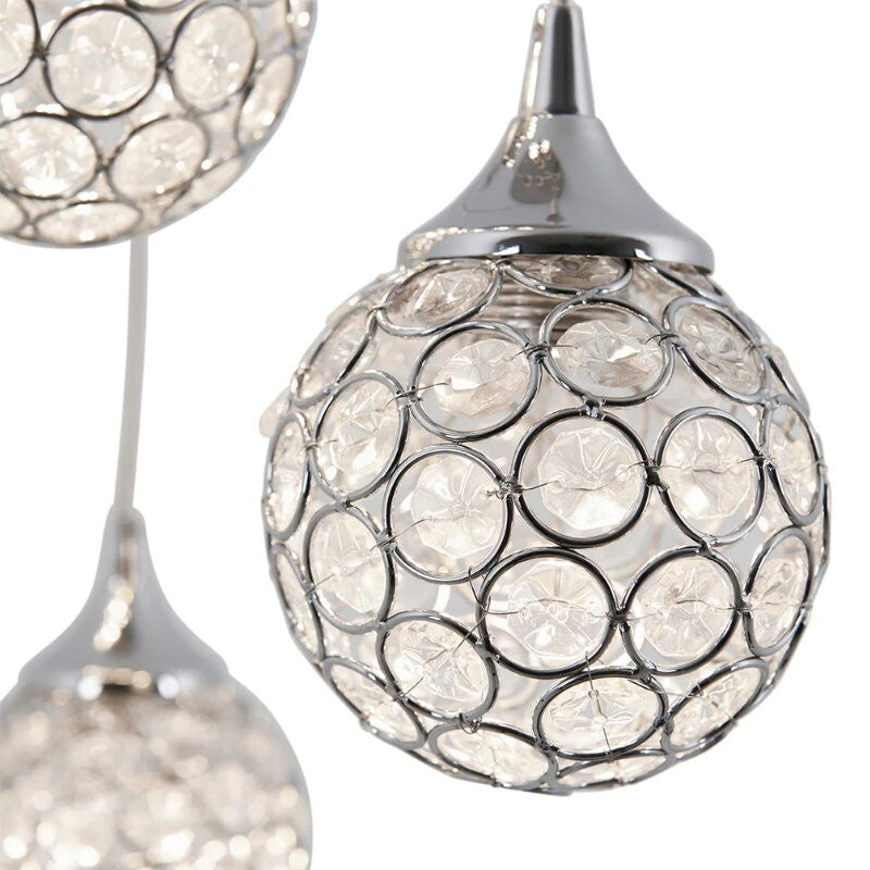 Artika Honeymoon Pendant LED Fixture Ceiling Light w/ 7 LED Pendants Adjustable