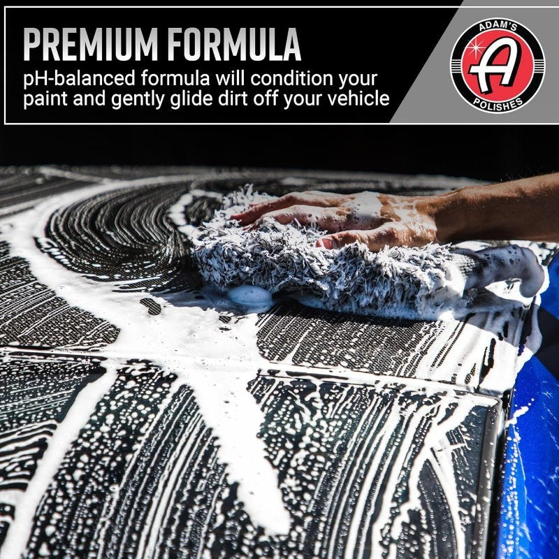 Adam's Polishes Car Wash Shampoo 2.5L Spot Free pH Best For Snow Foam Cannon
