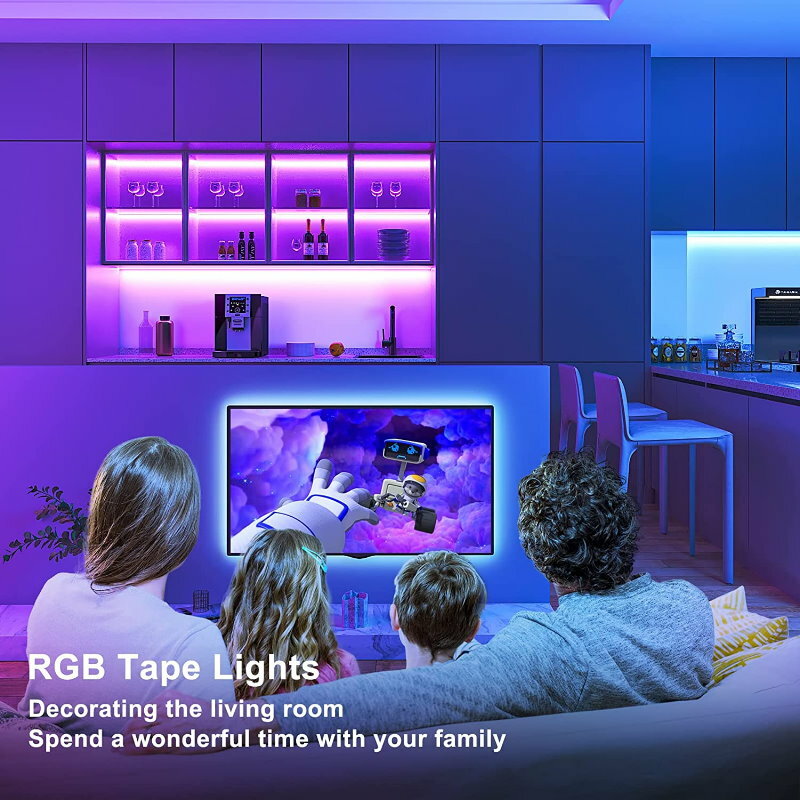 TEQ 5M 5050 RGB Waterproof Dream LED Strip Light + IR Remote + AU Power Adapter
