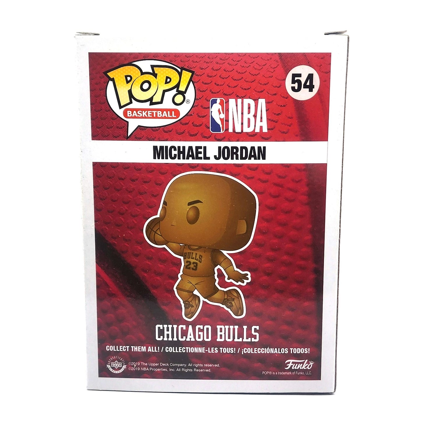 Funko Pop! Basketball Chicago Bulls Michael Jordan Gold Vinyl Figure 54 Kids Toy
