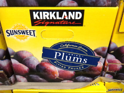 Sunsweet California Dried Plums Pitted Prune Resealable Bag Healthy Fruit 1.58kg