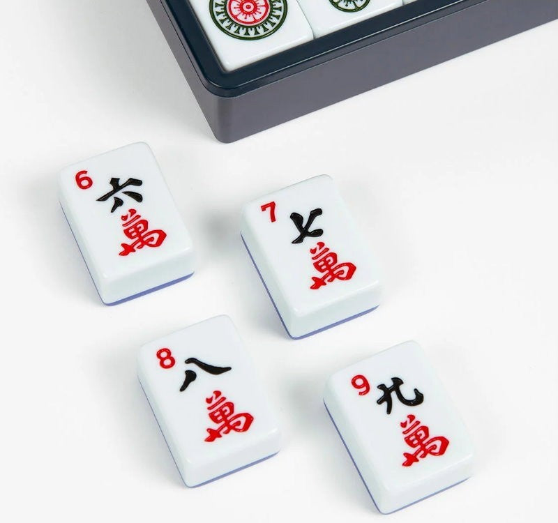 American Mahjong Game Set 166 Tiles with Canvas Tote For Beginners or Seniors