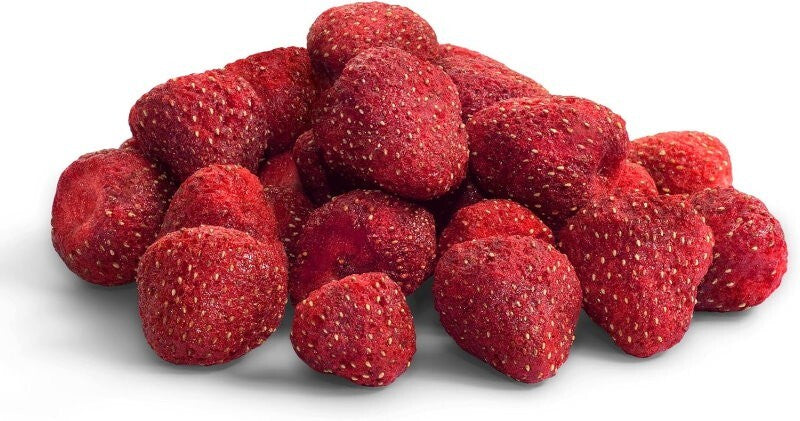 DJ&A Freeze Dried Strawberries 100g - Ready to Eat, All Natural, Plant Based