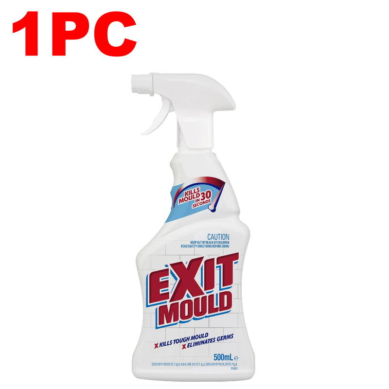 Exit Mould 500ml Mould Remover Trigger Spray - Kill Mould and Germs, Cleaning