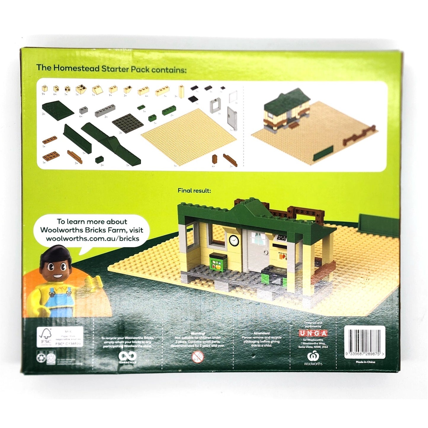 Woolworths Bricks Farm Homestead Starter Pack - Limited Edition Building Set