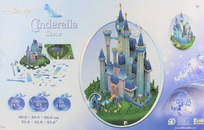 4D Cityscape Disney 509 Piece Cinderella Castle 3D Puzzle 66x60x58cm (8+ Years)