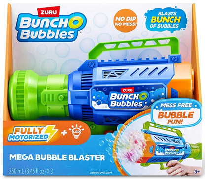 Zuru Bunch O Mega Bubbles Blaster with LED lights, Rechargeable Battery