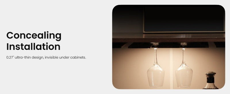 Yeelight 2-Pack Ultra Thin Induction Cabinet Rechargeable Motion Sensor Lights