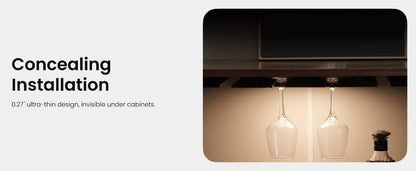 Yeelight 2-Pack Ultra Thin Induction Cabinet Rechargeable Motion Sensor Lights