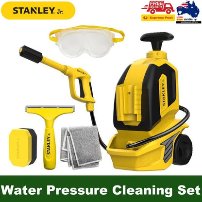 Stanley Jr. 5 Piece Mini Karcher Water Pressure Cleaning Set Toy For Age 3+