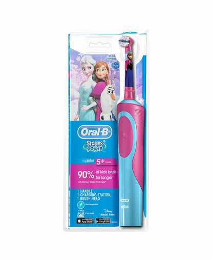Oral-B Disney Frozen Vitality Rechargeable Kid Electric Battery Power Toothbrush