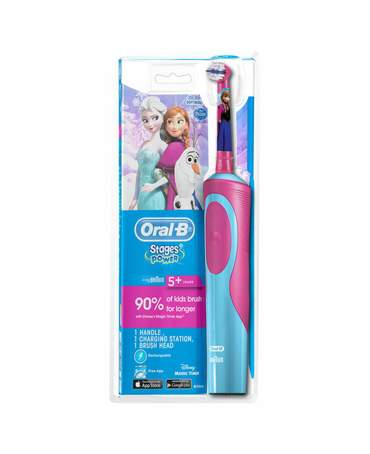 Oral-B Disney Frozen Vitality Rechargeable Kid Electric Battery Power Toothbrush