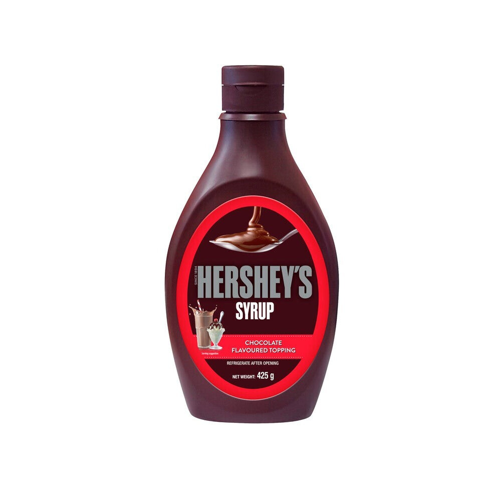 Hershey's Chocolate Flavor Syrup Desert Shakes Ice Cream Milkshake Topping 425g