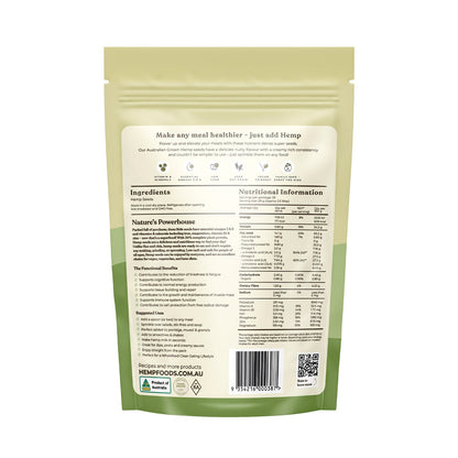 Essential Hemp Australian Hulled Hemp Seed 800g Gluten Dairy Free Vegan Friendly