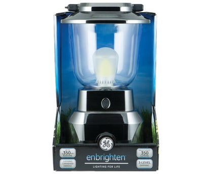 GE Enbrighten IPX4 Water-Resistant Impact-Resistant Dimmable LED Camping Lantern