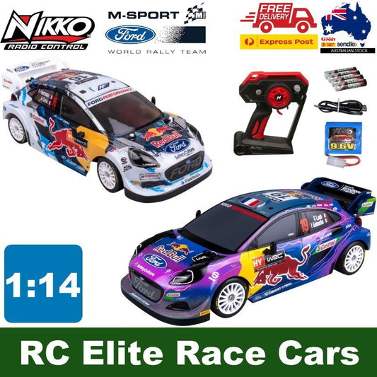 Nikko RC Elite Race Cars 1:14 (34cm) M-Sports Ford Puma Hybrid Rally 1 WRC 2024