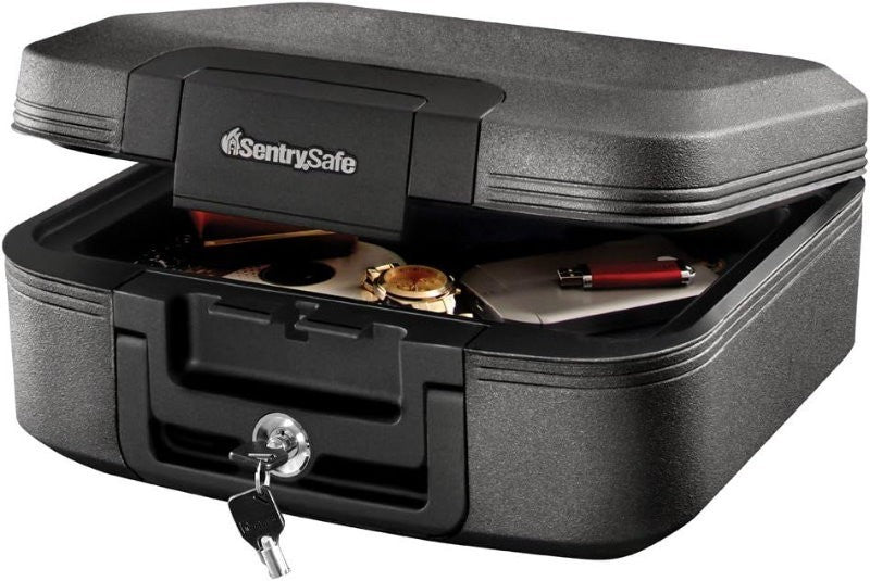 Sentry Safe CHW20101 Fireproof & Waterproof Privacy Lock Chest Safe Box with Key