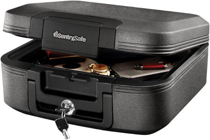 Sentry Safe CHW20101 Fireproof & Waterproof Privacy Lock Chest Safe Box with Key