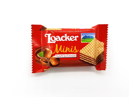 Loacker Classic Minis Assorted Crispy Wafer Biscuits 80 Bite Size Snack for Kids