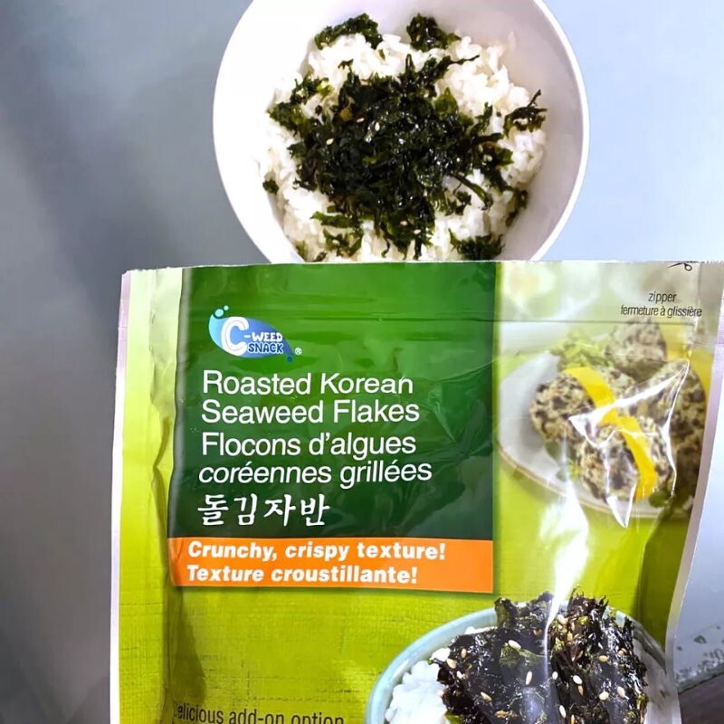 C-Weed Roasted & Seasoned Korean Seaweed Flakes Crispy Snack 80g/160g/240g