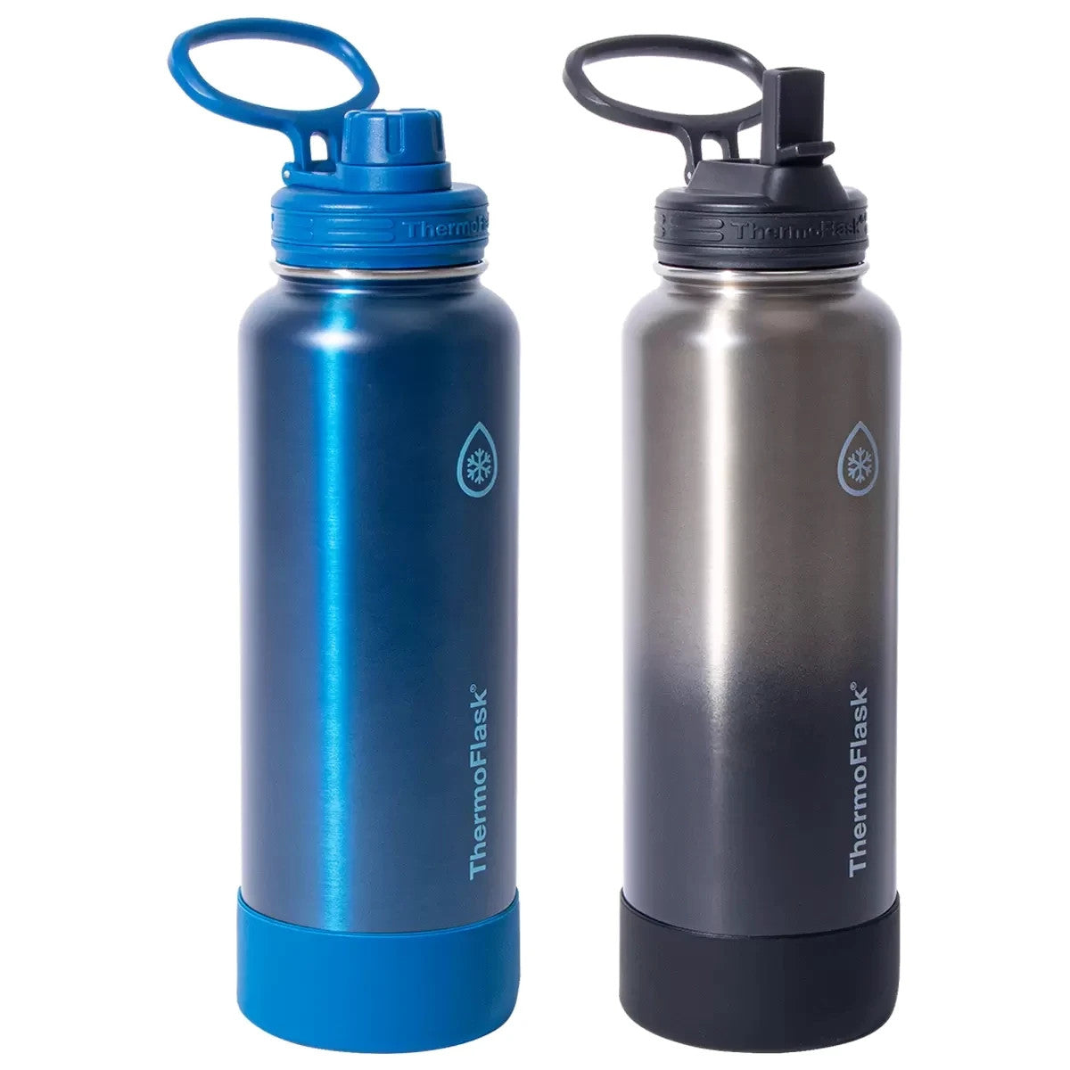 ThermoFlask Double Wall Stainless Steel Vacuum Sealed Drink Bottle 1.2L 2 Pack