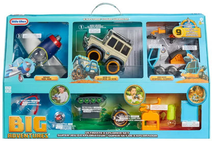 Little Tikes Big Adventures Ultimate Explorer Set STEM Toy w/ Real Working Tools