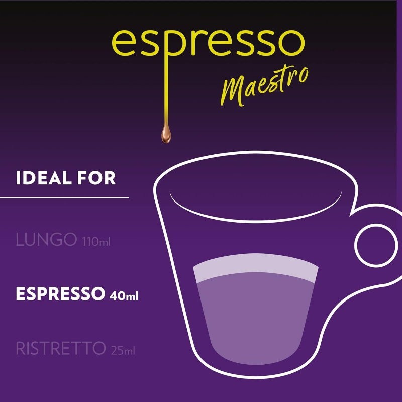 Lavazza Espresso Maestro Intenso Coffee Capsules Nespresso 30 or 60 Pods